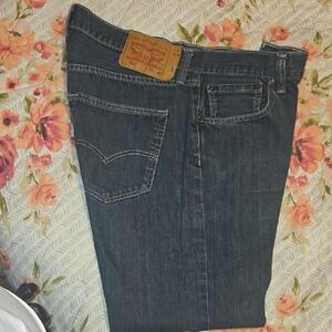 Levi's Men's Dark Blue Straight Jeans